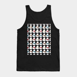 Snowman Pattern Tank Top